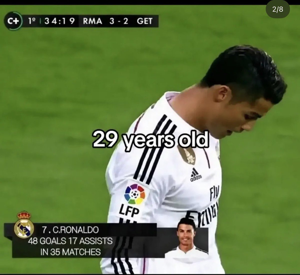 4kaszz's tweet photo. Cristiano Ronaldo from 28yrs in 4 slides https://t.co/iQapPWe4kO