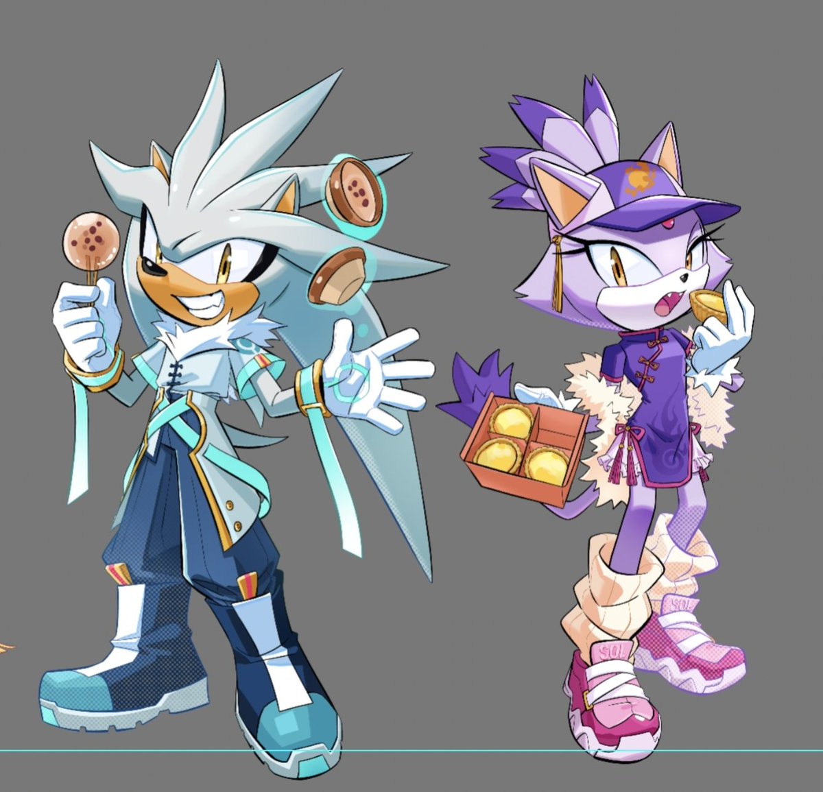 miijiu_art's tweet photo. 照片是在广州sonic only3现场拍的立绘板啦。🤣

谢谢主办邀请！
今年也设计的很开心www✨❤️

私心先发一下他们两个~
最后一张图来自 @Abandonsea https://t.co/7CsQvRCH7N