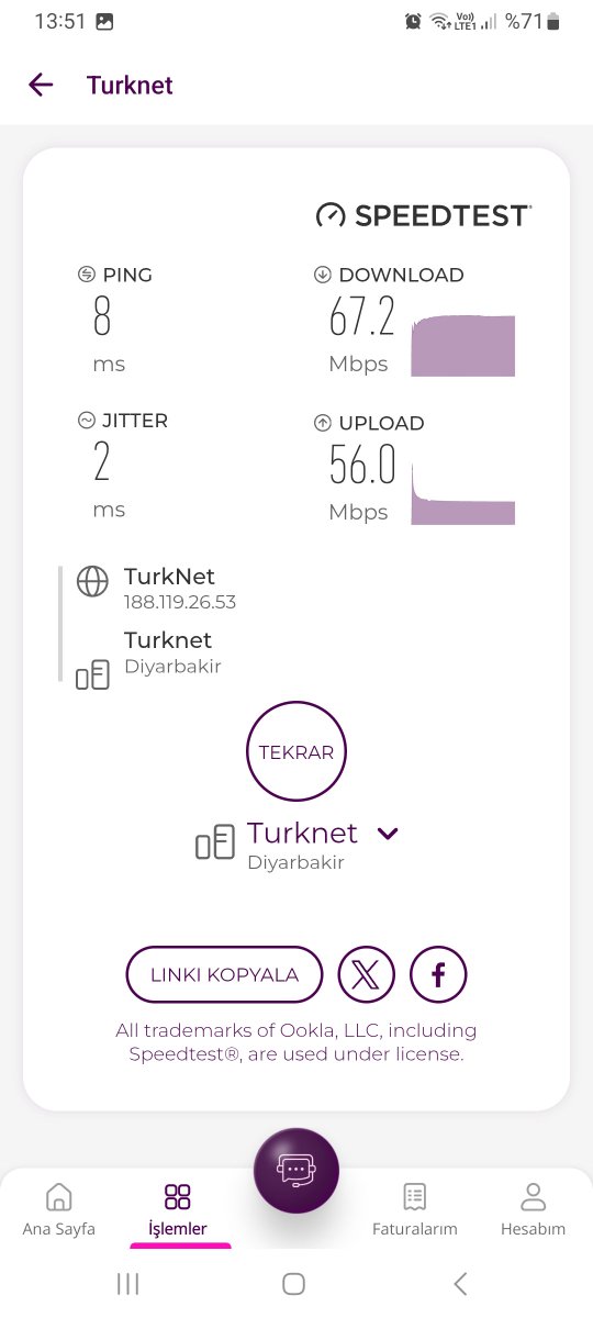MehmetTAS63's tweet photo. 1.000 Mbps diye aldığımız kullandığımız internet hızı günlerdir bu şekilde. Çözüm bekliyoruz. @Turknet , @TurkNetDestek , @BTKKurumsal ,@BTKgovtr ,@BTKbasin https://t.co/LeN0XdxnX3