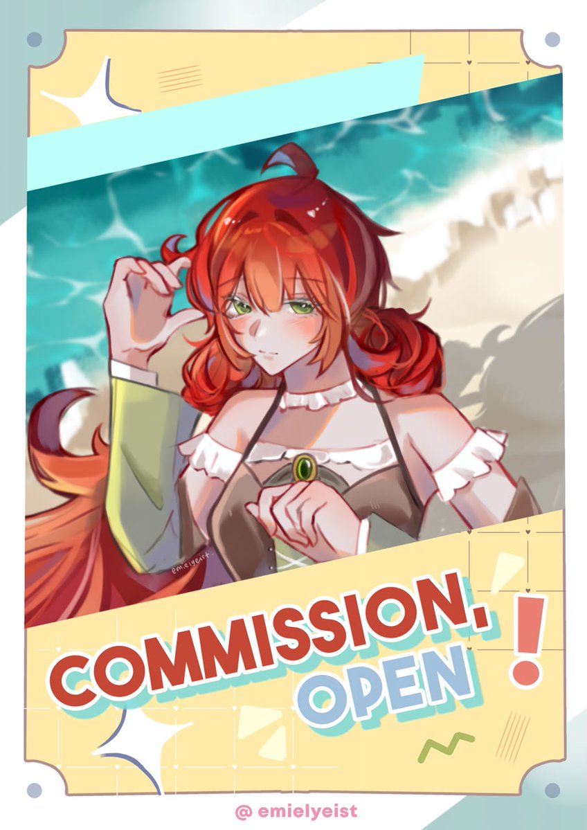 emielyeiist's tweet photo. Emielyeist Commission r Open! [ like, share, repost are appreciate 🩷] 🐢
 
hello, im finally opening commission again ;D cz im a broke fresh grad who need some money.. lol XD please read the T&amp;C first before buying 😆💕 thank you! 

#commissionㅤ #opencommission #artcommission https://t.co/dRGJpYWeTB