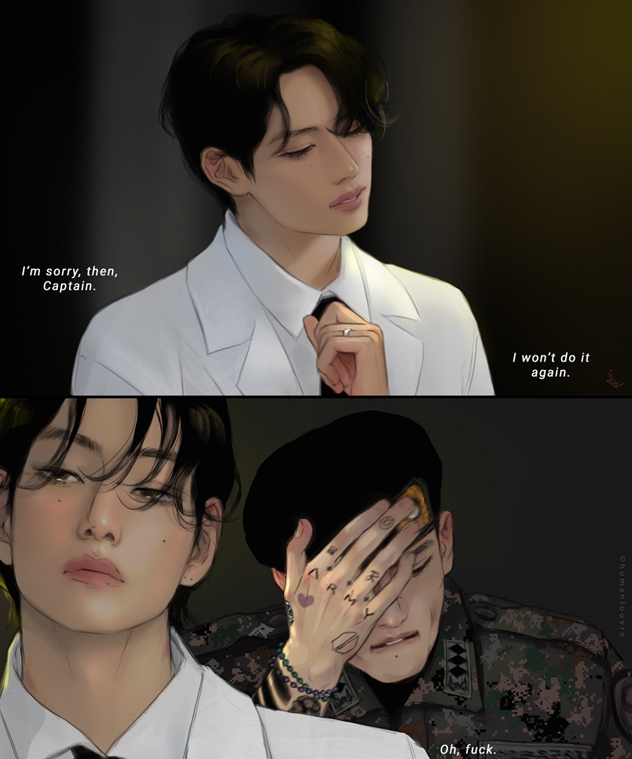 humanlouvreart's tweet photo. Today, July 26, marks 5 years since I first published My Only One ❤️‍🩹

to be continued... #myonlyoneau #taekookau https://t.co/GAA9S5i9FR