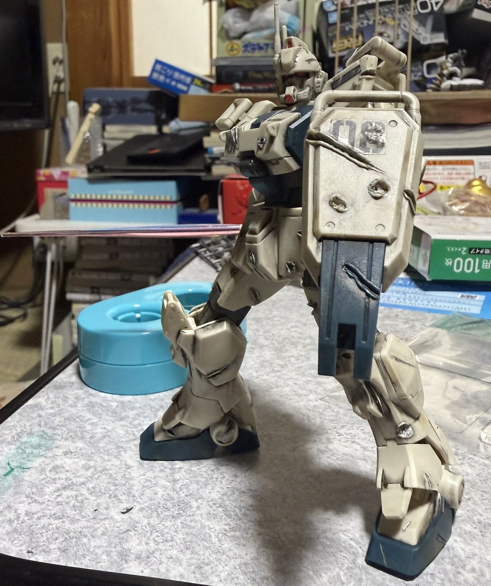 yuki59412's tweet photo. 初めてのウェザリングをしてみた https://t.co/kG3X9AP2Xy