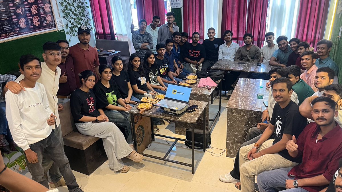 MayankGahlod's tweet photo. Attended another banger event!!! Exploring Miro and learning how visual collaboration makes brainstorming, planning, and teamwork much more effective. Excited to add this tool to my workflow! 🚀
@MiroHQ
@og_guild
@aniketsahu_115
@SomThakur0407
#Miro #Productivity #Learning https://t.co/vQ8anIywcr