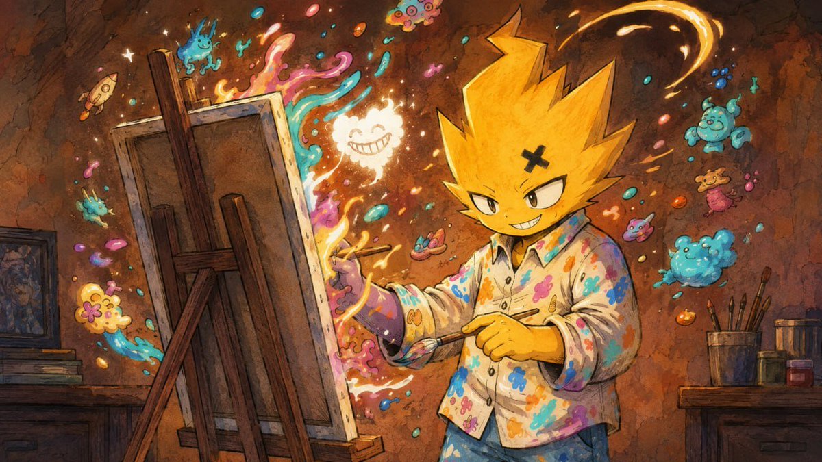 kiirospark's tweet photo. Painting the future, candle by candle. 🎨⚡️

$KIIRO is out here painting its own destiny https://t.co/Sgh7TAH3Jx