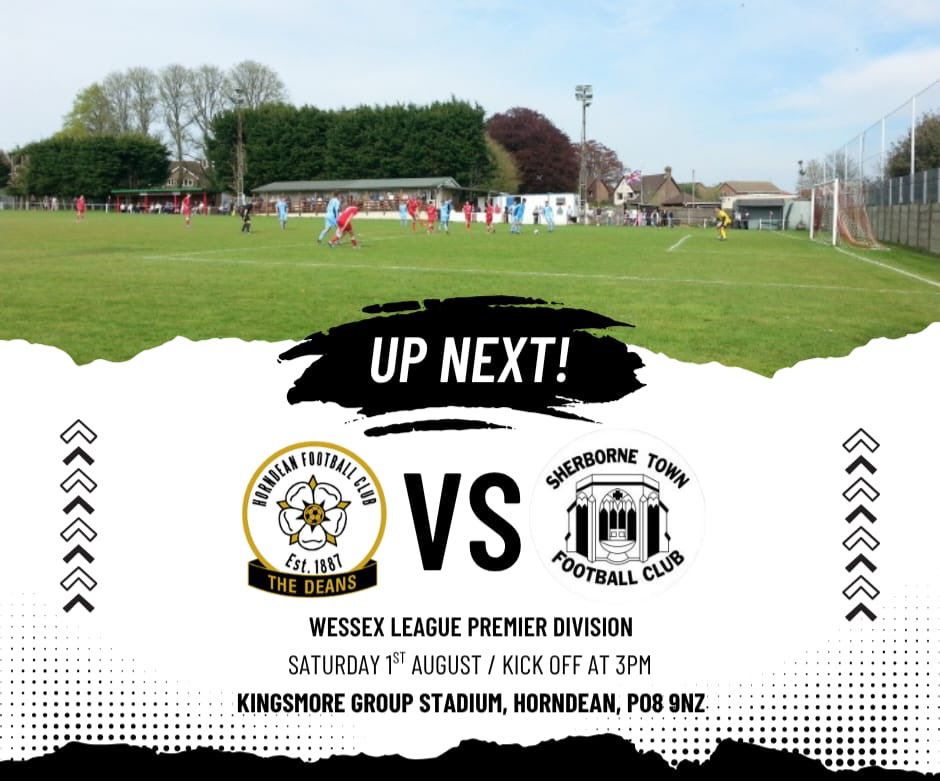 SherborneTownFC's tweet photo. Under 1 week to go now until we kick off our 2026/2027 @WessexLeague season away vs @Horndean_FC on Saturday #Zebras #COYZ @swsportsnews @Abbey_104 @NonLeagueCrowd https://t.co/s07Wux08mU