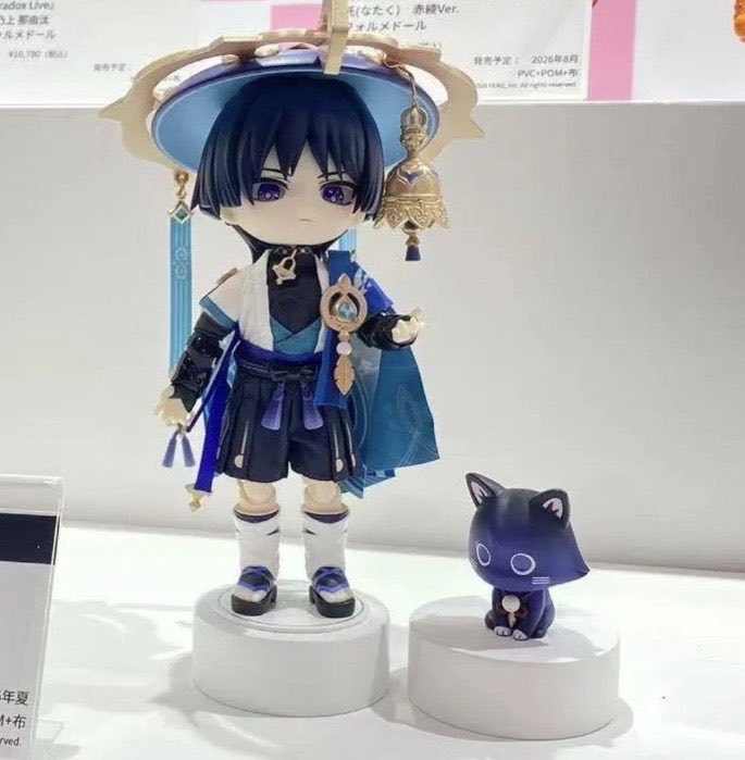 SugarSpellsCafe's tweet photo. I told myself I’ll wait on getting the Wanderer doll until after they release a scale version for him…but now I’m regretting not preordering him ;-; he’s adorable😭 https://t.co/IDn3JBCTMW