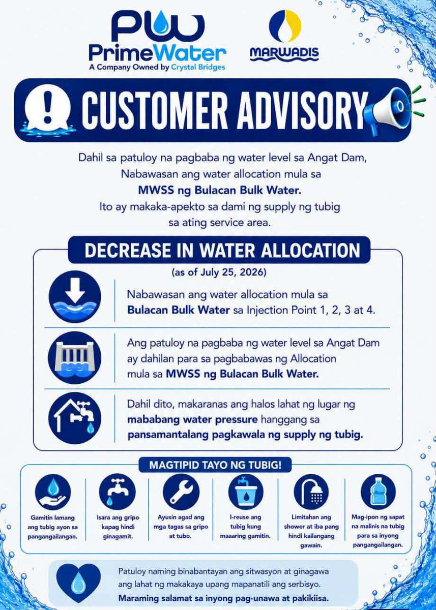 eirishlouise's tweet photo. Pinagtitipid sa tubig dahil mababa ang water level ng Angat Dam tapos magtatayo pa kayo ng AI Data Center
#NoToPaxSilica https://t.co/zVa2Rdds7Q