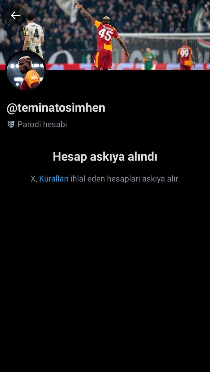 OsimhenLegacy's tweet photo. Eski hesap şehit düştü artık buradayız https://t.co/HhNOZLU4qF