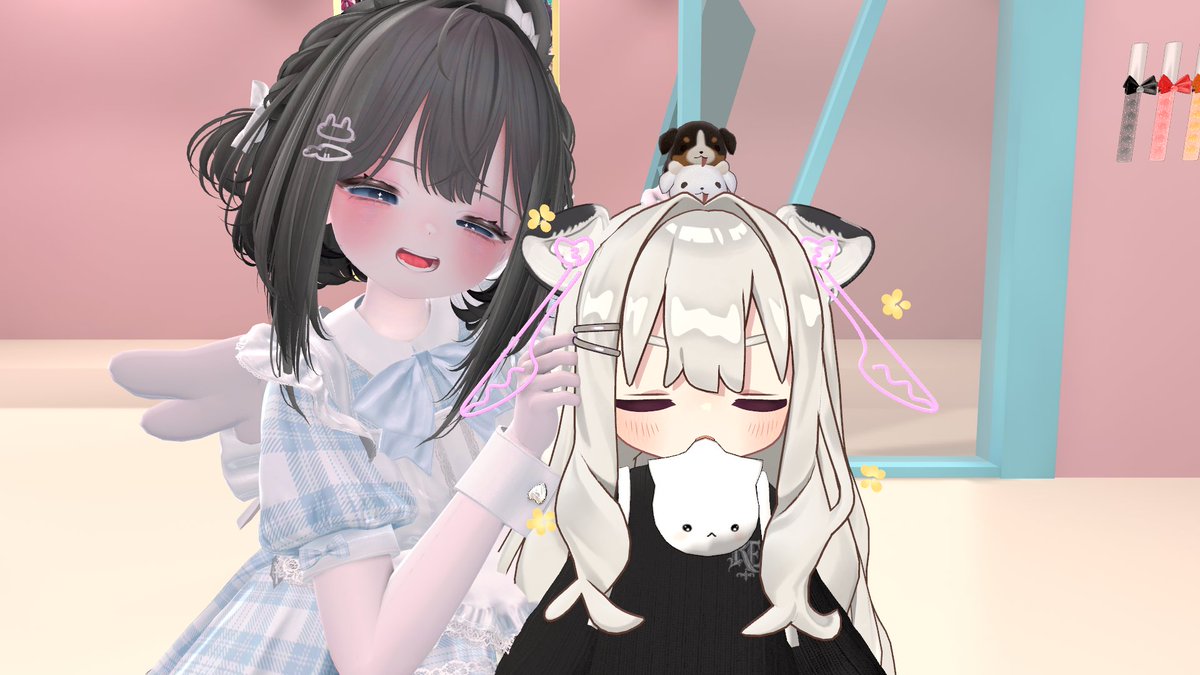 1amatomic's tweet photo. 昨日は初めてイベントに行きました。 
楽しすんぎでしたがVRで行かなかったことを凄く後悔してます😢でも新しいフレンド３と推し３ができてくそ気持ちいいいいいいいいです。 
 #VRマシェリ https://t.co/TFNLdkq2Xt