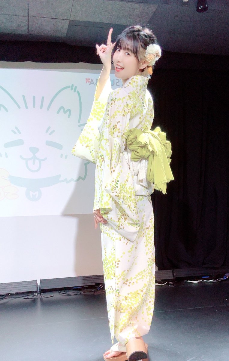ErikoMatsui's tweet photo. #MATSURIBA
#松祭り

ありがとうございました〜！！𐔌՞･·･՞𐦯♡

みんなのおかげでなんとか初めてのファンミーティング無事終了いたしました！

夏の思い出になってたら嬉しいです🥹
これからもよろしくね！

本日は素敵な浴衣を【ふりふ】さんからお借りし��した👘 
昼夜雰囲気違って素敵♡
どっちが好みかな？😉笑