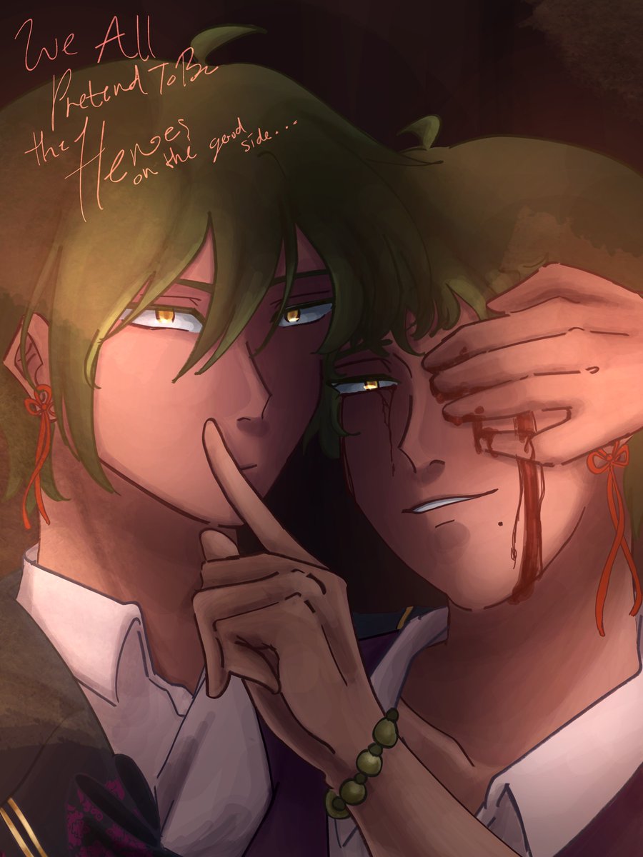 dukundarkwick's tweet photo. 🎉 2507 | hakumiki 's birthday! 

"But what if we're the villains on the other?" 

#peceldarkwick https://t.co/XD2mJvdQ1x