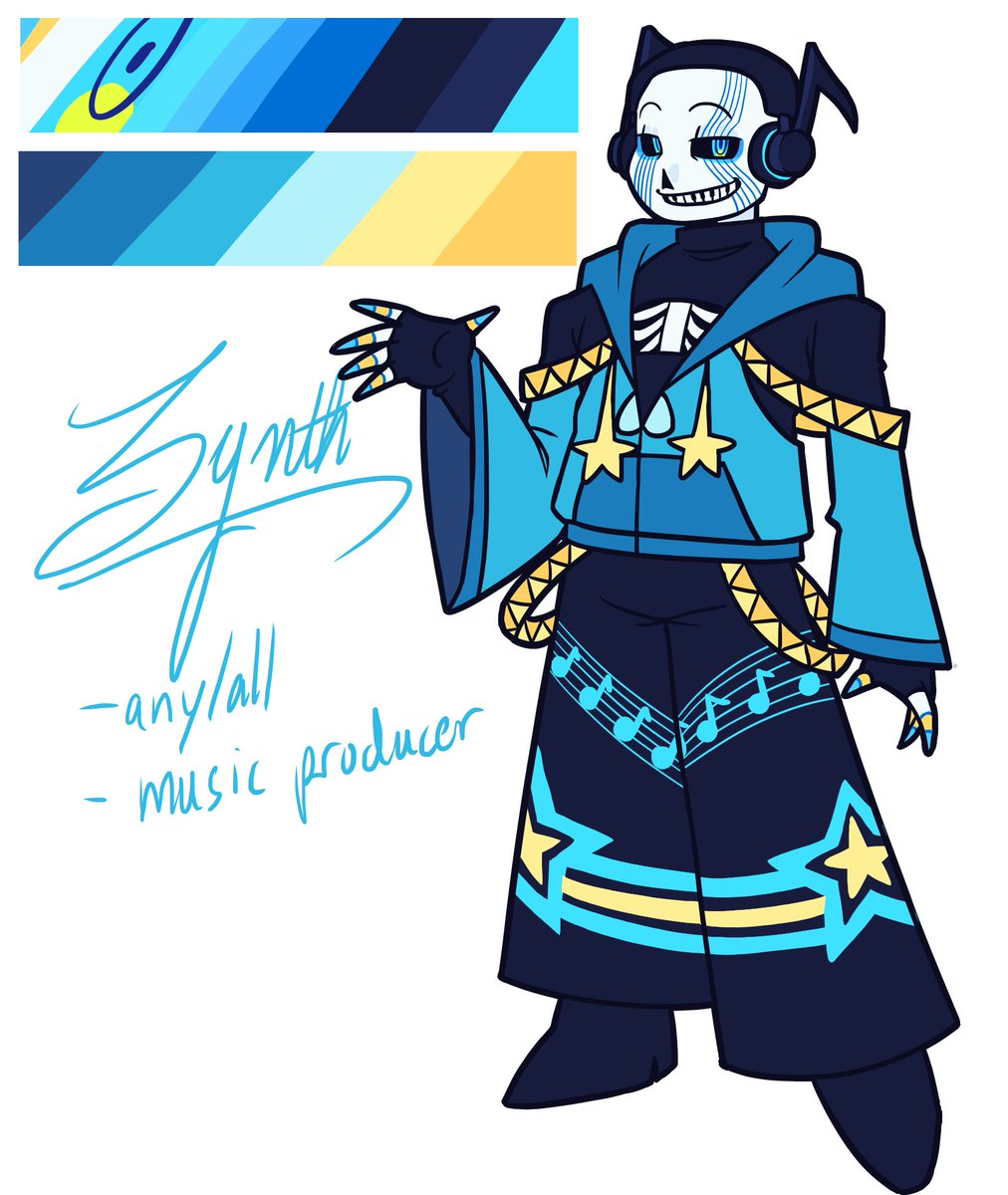 ishouldgowork's tweet photo. i frogot i had a sans oc representing the music community in the utmv fandom lmfaoo https://t.co/Bna8AWgoaC