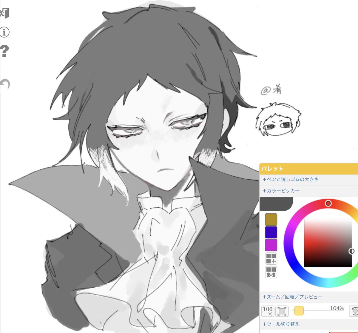 sakana_0qq's tweet photo. #BSD
初描き😈 https://t.co/yWkjW8GTyt