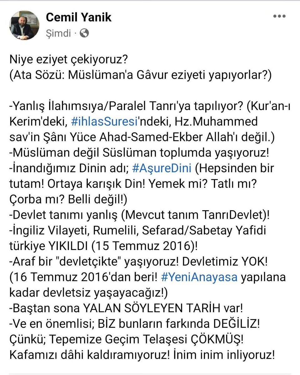 CAREPartisiGM's tweet photo. 15 Temmuz 2016'da ingiliz-yafidi kemalist KFR TC YIKILDI. 16 Temmuz 2016'da #abdi #DevletiAliyye KURULDU. Henüz Anayasa yapılmadı. https://t.co/hmQ6LOtijW
