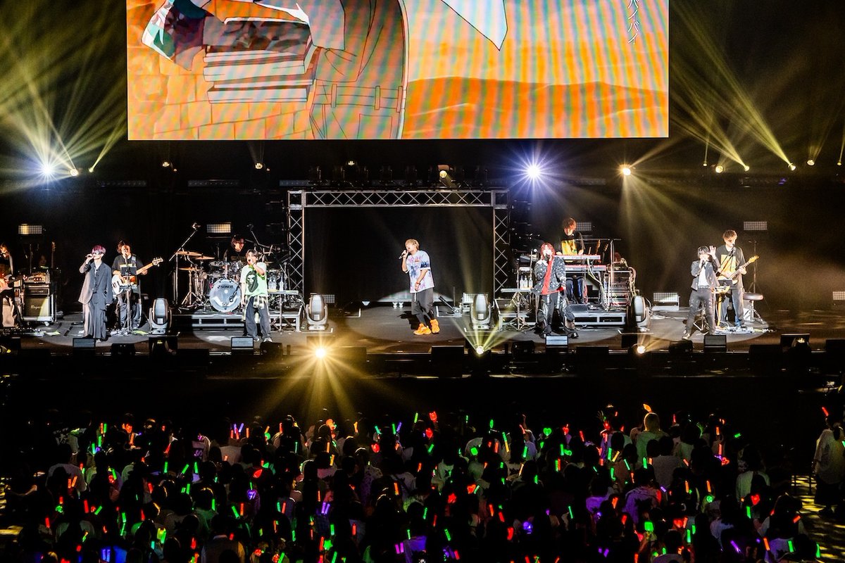 spice_mu's tweet photo. 【ライブレポート】
天月、あらき、ウォルピスカーター、志麻、センラ、そらる、超学生が大集結ーー肉チョモランマ（Gero＆めいちゃん）、ワンマンライブ・DAY2「修羅場」をレポート

#肉チョモランマ
 https://t.co/NPvF3Z2Ksv https://t.co/W114l0aJKg