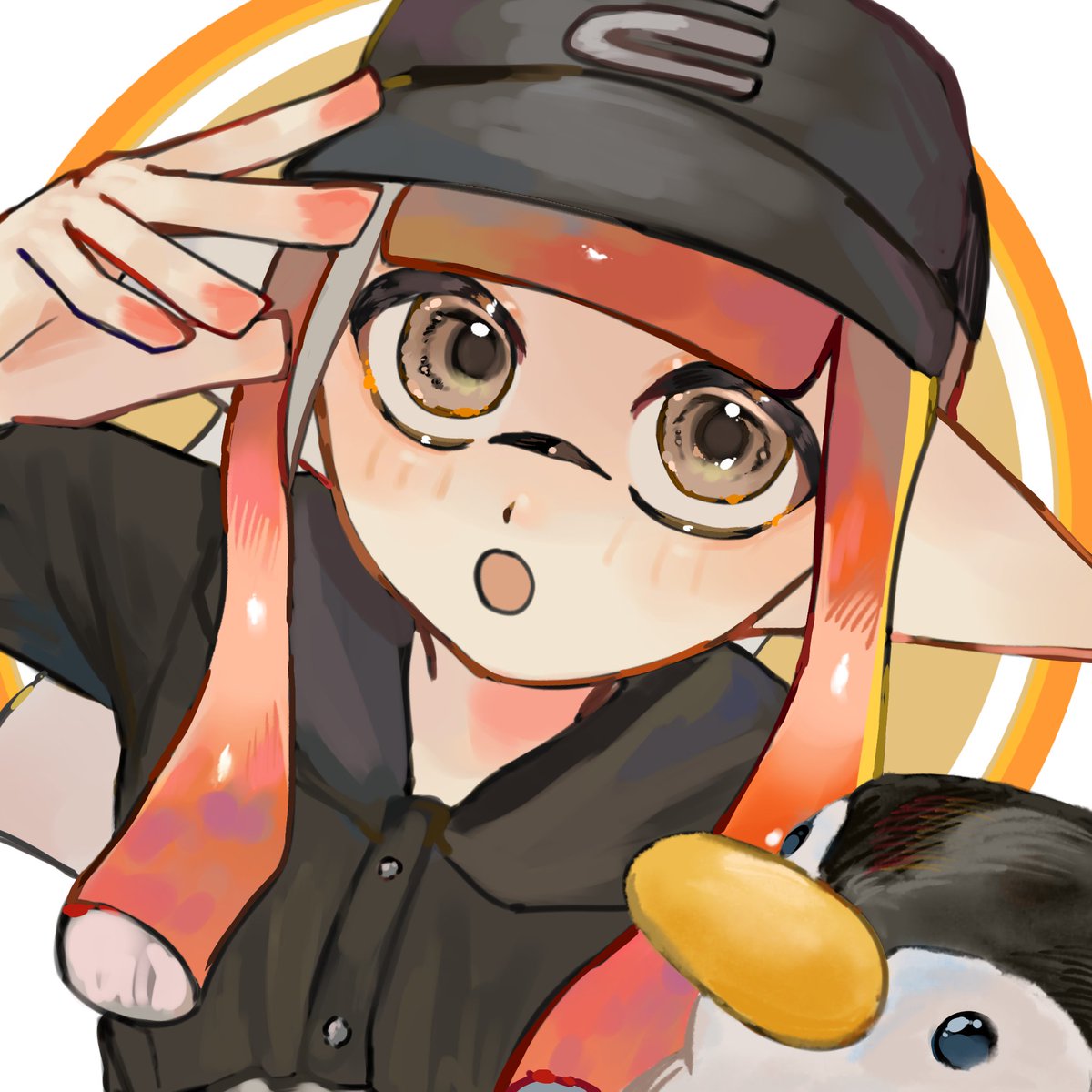 gluc0ses2's tweet photo. 可愛い子お借りしました🐻‍❄️🐧🙏🙇💖
#Splatoon https://t.co/JQu9Vd8UpE