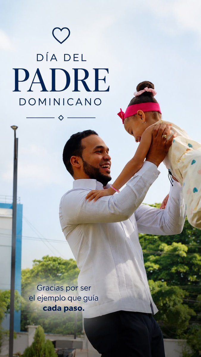RDenSantaSede's tweet photo. Celebramos a todos los padres 🇩🇴 que con su incansable dedicación, trabajo y compromiso, son el pilar fundamental de sus 🏘. Su entrega diaria no solo fortalece a sus flias, sino que enriquece a ntras comunidades y proyecta nuestros mejores valores en el 🌎. ¡Feliz día papá! 👨💙 https://t.co/DAnO4IPyvm