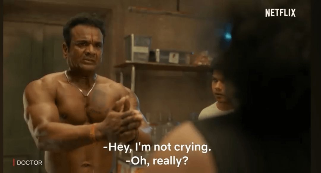 _Nitishankar_'s tweet photo. Gabbar, you’re crying man https://t.co/WYT6RanDck