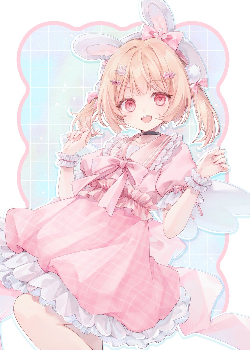 ukishizumi__'s tweet photo. かきました🐇🎀 https://t.co/J6zAX1E98L