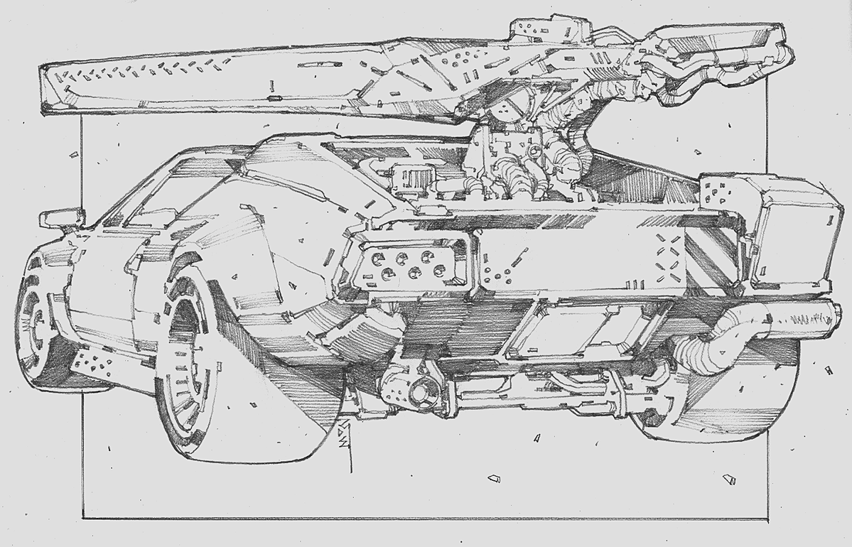 romyromeromi's tweet photo. Pantero Detomaso XX-RAIL - Old sketch/pencil work, touched up+details added https://t.co/MERENEe7zv