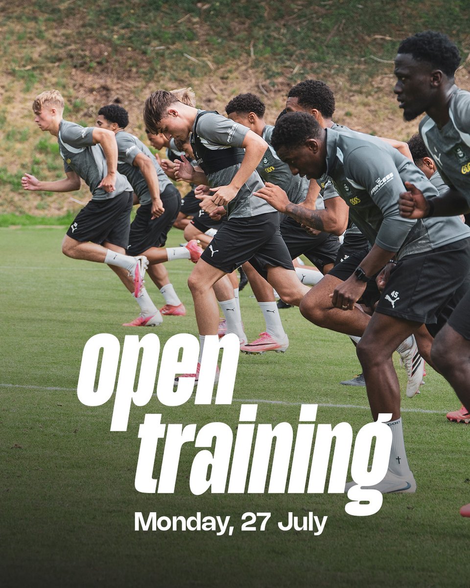 Argyle's tweet photo. Tomorrow we open the doors at Home Park and welcome supporters in for an open training session 🏟️
If you haven't already, secure your FREE ticket below: