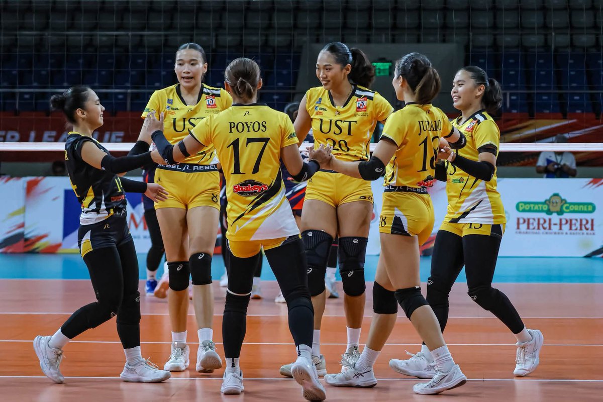 volleytiger's tweet photo. CHAMPIONS! 🐯🏆

UST defeats CSB in 4 sets (22-25, 25-8, 25-12, 25-22) to capture the Shakey’s Super League National Invitationals championship.

Congrats, Tigresses! #ShakeysSuperLeague #SSL @ShakeysLeague https://t.co/ABdXOWluRE
