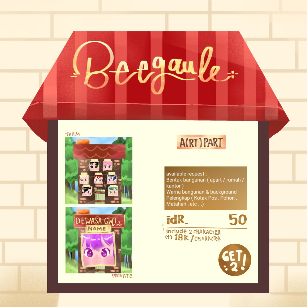 kensbeegaule's tweet photo. OPEN COMMISION 🪄 
( ✷ Rt , Like, and Share are so appreciated .𖥔 ݁ ˖) 

Officially, Beegaule open commisions on X ! ⋆🐾°
-
Here's the commision sheet , Don't forget to read the do&amp;don't before buying and ask me more in dm 
#artidn #zonauang #bealanjaㅤ #zonakaryaid #commopen https://t.co/naDJ43vqfQ