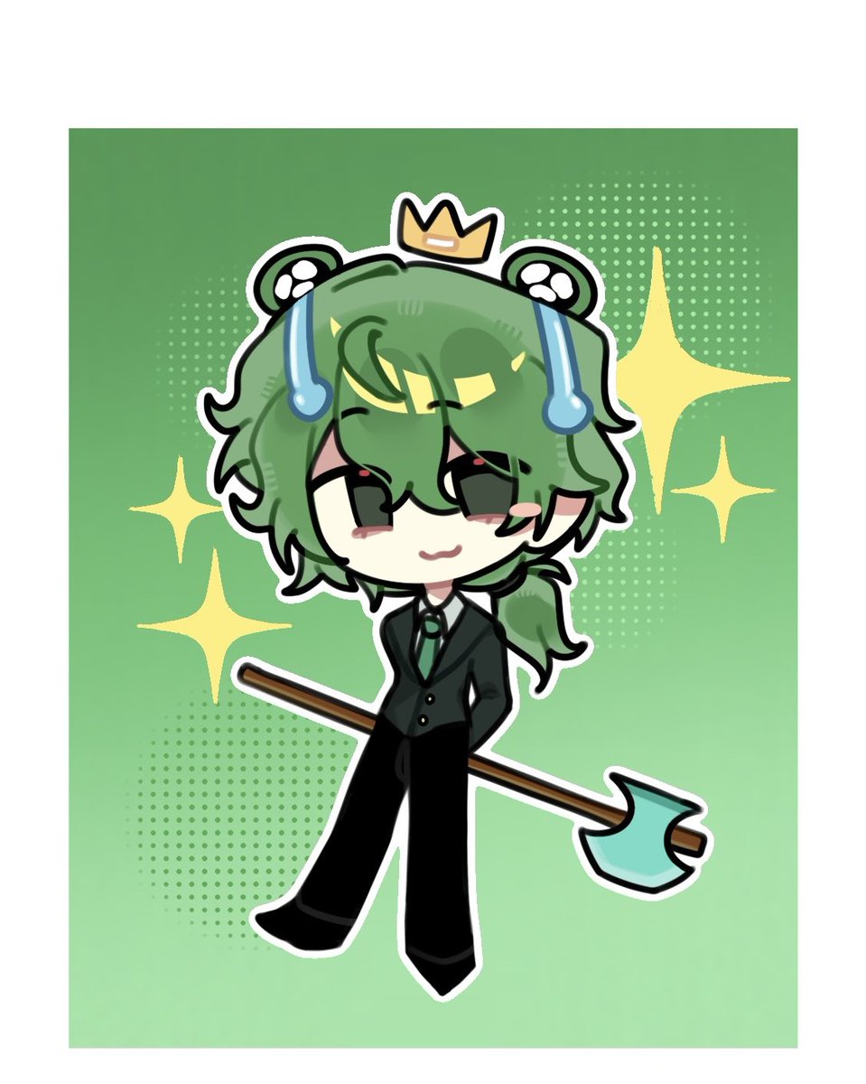 Akitama_CC's tweet photo. 🐸✨#froggydude https://t.co/HhZ2B8ozSw