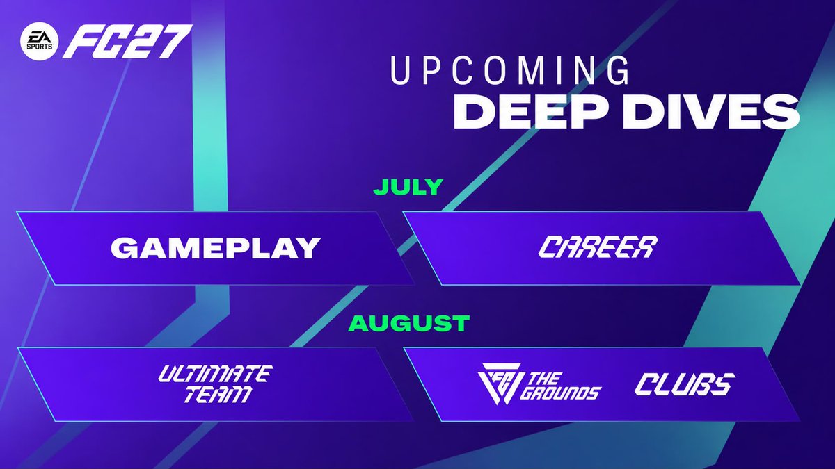 futagentt's tweet photo. 🔥 FC27 GAMEPLAY DEEP DIVE WEDNESDAY https://t.co/J9J3Op3lPu