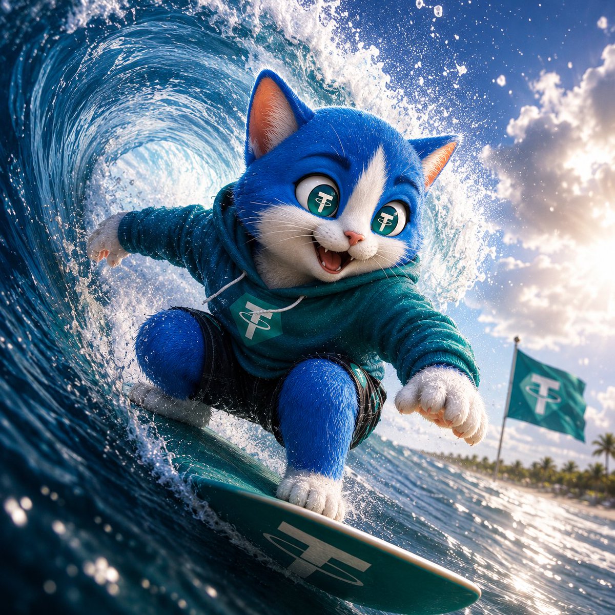 CatherStable's tweet photo. $CATHER Like Water 🌊 https://t.co/FZ6EHqTvJa