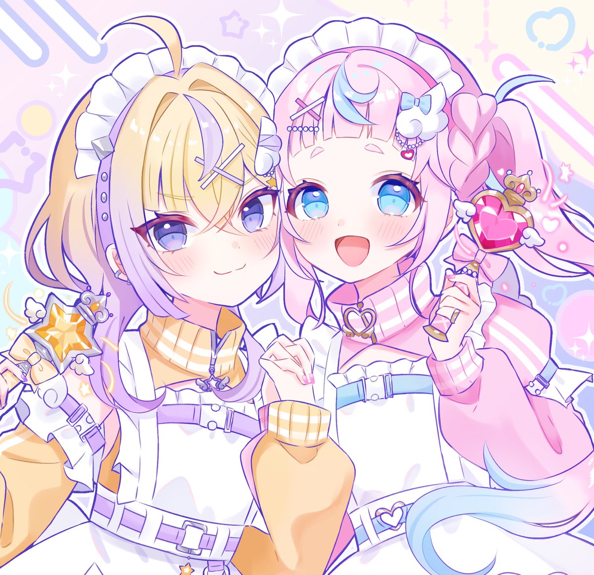 sirara425's tweet photo. デビューおめでとうございます🩷💛
#ぽめぷり画 #ぷりん・あーと・もーど 
#ぱんちのあるあーと https://t.co/srVhHStUuP