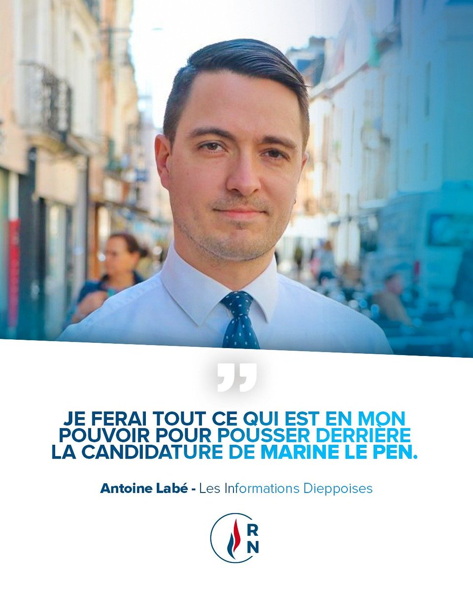 antoine_labe's tweet photo. 🇫🇷 Alors que la campagne présidentielle est lancée, les militants et élus du @RNational_off sont mobilisés sur le terrain. 

À #Dieppe, nous sommes prêts pour mener le combat pour la victoire de @MLP_officiel ! ✌️ https://t.co/LvKUzP63mA