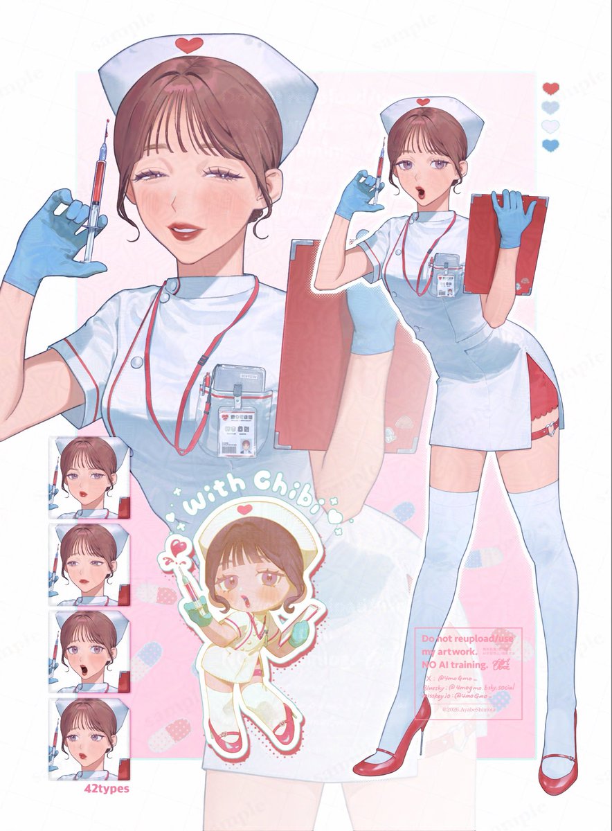 4moGmo_'s tweet photo. ナースのお姉さんを描きました〜🩷🩵
ご縁がございましたらぜひ〜

➡️
#つなぐ #opt販売  #adopt https://t.co/ofwxrhZQBf