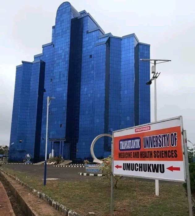 IgboHistoFacts's tweet photo. The newly established Transatlantic University of Medicine and Health Sciences in Umuchukwu, Anambra State, has been issued its operational licence by the National Universities Commission (NUC) and can now commence academic activities. https://t.co/oqWwcleLRu