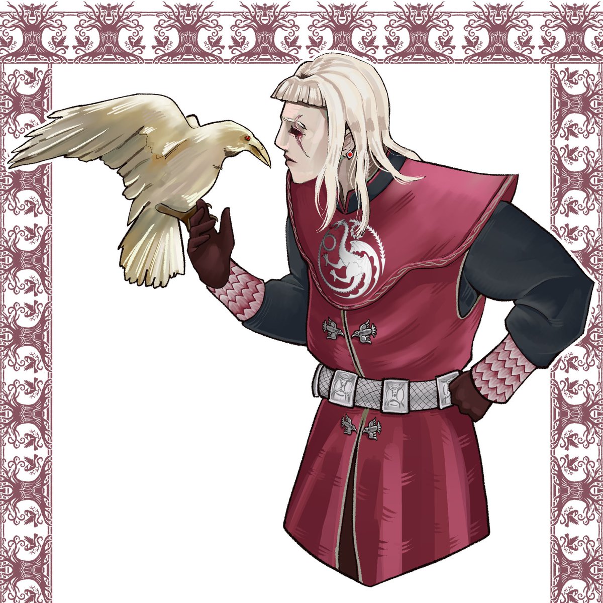 ramen_broken's tweet photo. pale crow. #asoiaf https://t.co/nrui7ZSM4f