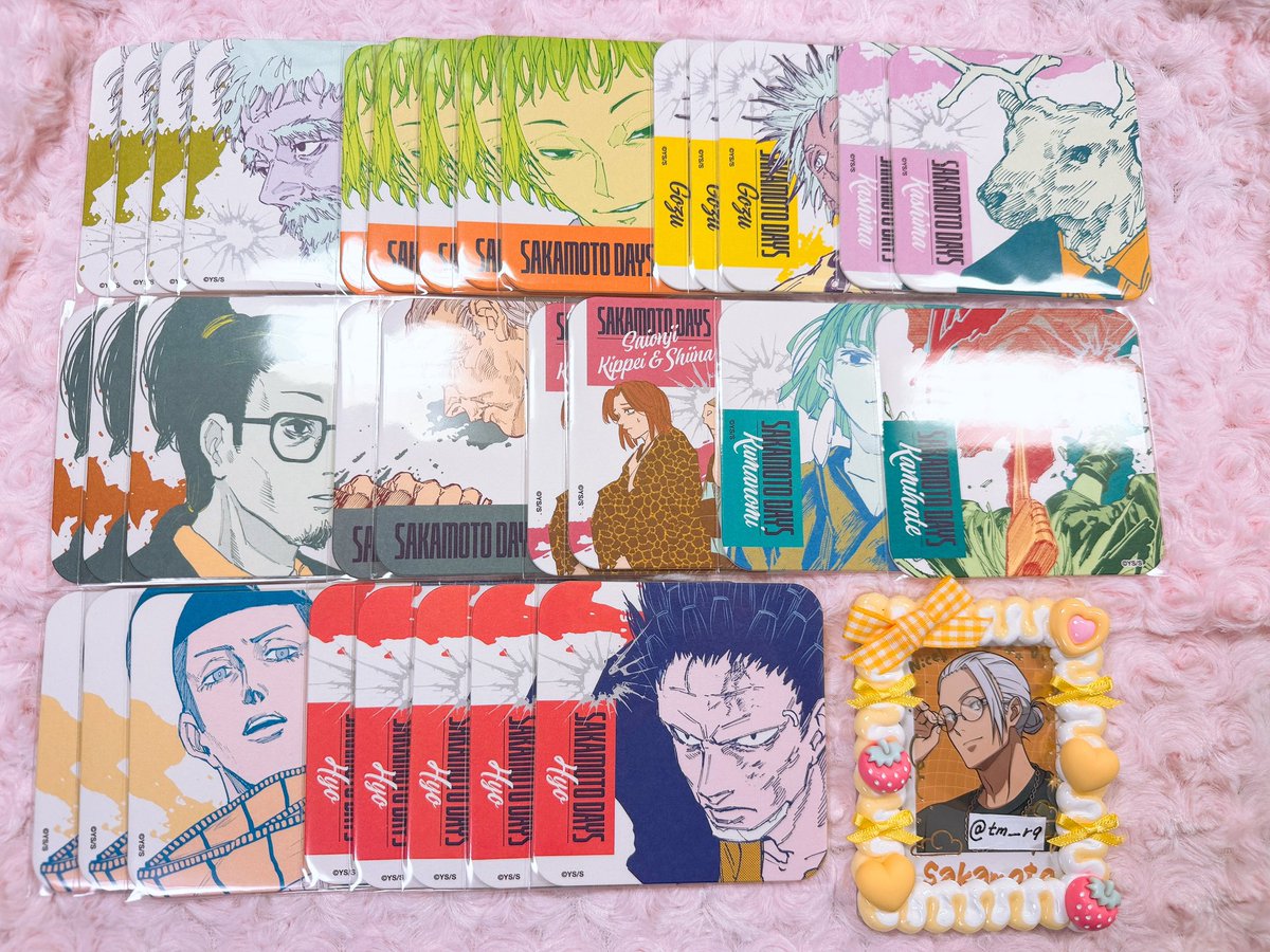tm__r9's tweet photo. 〖 交換 〗 
SAKAMOTODAYS サカモトデイズ展 アートコースター アトコ

譲 】画像1-4
求 】 坂本（セリフ）

︎︎⟡ 1枚目は4枚目同数〜含むお取引のみ
︎︎⟡ まとめての方優先 / 郵送のみ（2〜）

検索からでもお気軽にお声掛け下さい🪄⋆꙳ https://t.co/j0sVd3NipX