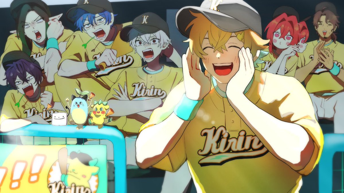 Deme__game's tweet photo. 麒麟高校～～！！ファイオ～～！！
#ウサミアァァァァトゥ
#ウサミサムネェェイルッ
#にじさんじアルプススタンド https://t.co/Z6dCNboK5Z