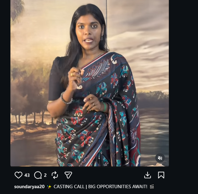 TrueFilmLovers's tweet photo. #Audition #CastingCall #CrewCall #TFL #Fauzi #Raaka #JanaNayagan #Ramayana #Varanasi #Odyssey #Toxic

Contact: 8891914213
📧 Email: castcrew369@gmail.com

Note: We are not related to the original post in any capacity
Any wrong doing happens we r not responsible

IG @soundaryaa20 https://t.co/qeixGoX4MB