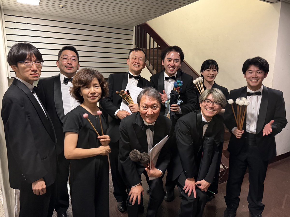 rk___102's tweet photo. 今年も佼成ウィンドオーケストラ台湾公演に
ティンパニで参加させていただきました🇹🇼

最強すぎる打楽器の皆様、スタッフの皆様、
そしてやっぱり熱い台湾のお客様、
皆様に感謝です！謝謝！

宇宙の音楽は大学ぶりの演奏
ホールいっぱいに響く音が幸せでした https://t.co/j2Rbh2mD1M