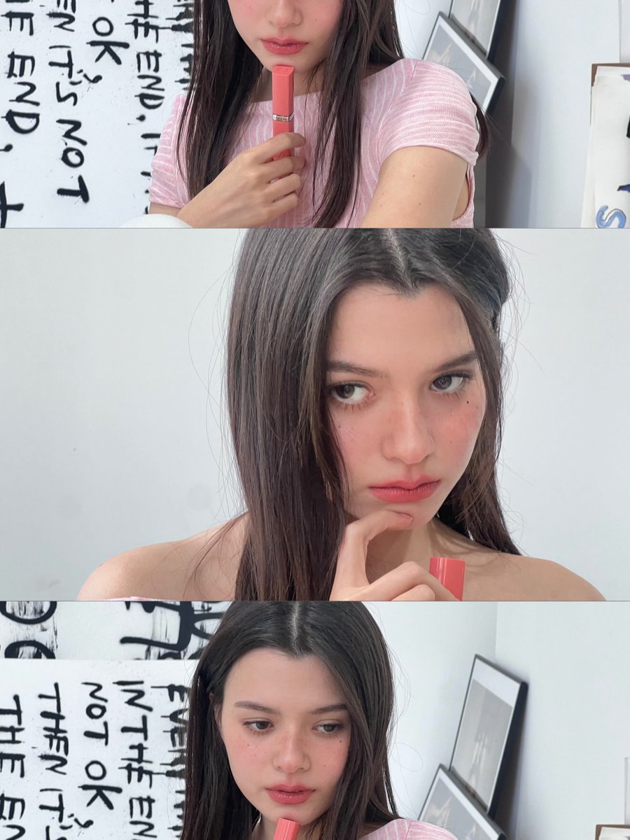 AchaomCm's tweet photo. น่ารักแบบน้องแงววววววมาก ... ปากสวย 💄🫦🥰
#LaqueNudeCollection
#LOrealMakeupTH
#beckysangels #BeckyArmstrong https://t.co/X5W6SR9IRR