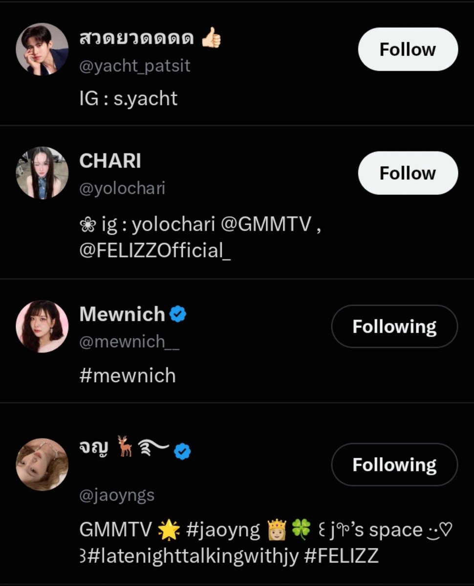 eeniminimeow's tweet photo. Love's Echoes Full Cast 

- Jaoying as Clara
- Mewnich as New
- Save as New's Brother/Doctor
- Sodyacht as Clara's Manager

Unknown Roles
- Chari
- Mookakii
- Boom

#LovesEchoesSeries #JaoyingMewnich https://t.co/D8CUQAqlvj