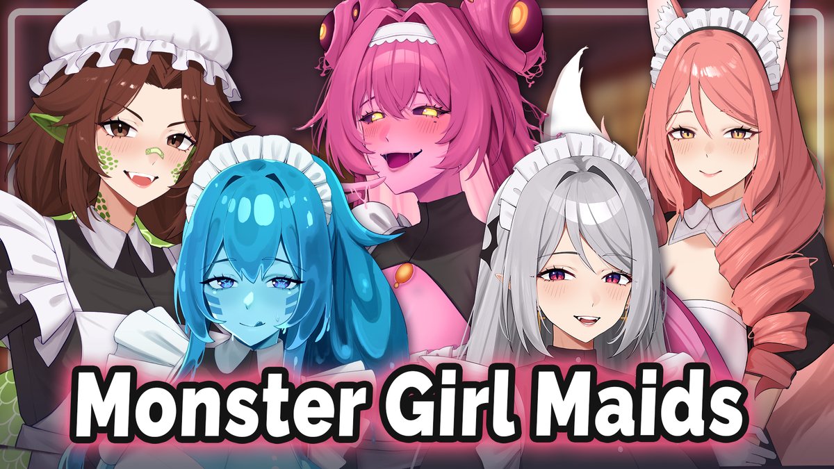 babypinkasmr's tweet photo. Psst! Did yo listen to the biggest ASMR RP mashup of a collab where @vampeaches @MaraVespidae @_BethyV @CeruFoxhound and me pamper you as Monster Girl Maids? ☕️🐙 https://t.co/fXZeD5GjLS
