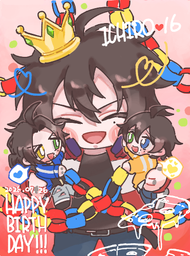 y_yynii6's tweet photo. 1⃣6⃣👑❗️
お誕生日おめでとう🎉❤️💙💛

#山田一郎誕生祭2026
#山田一郎生誕祭2026 https://t.co/XJHjVwawnJ