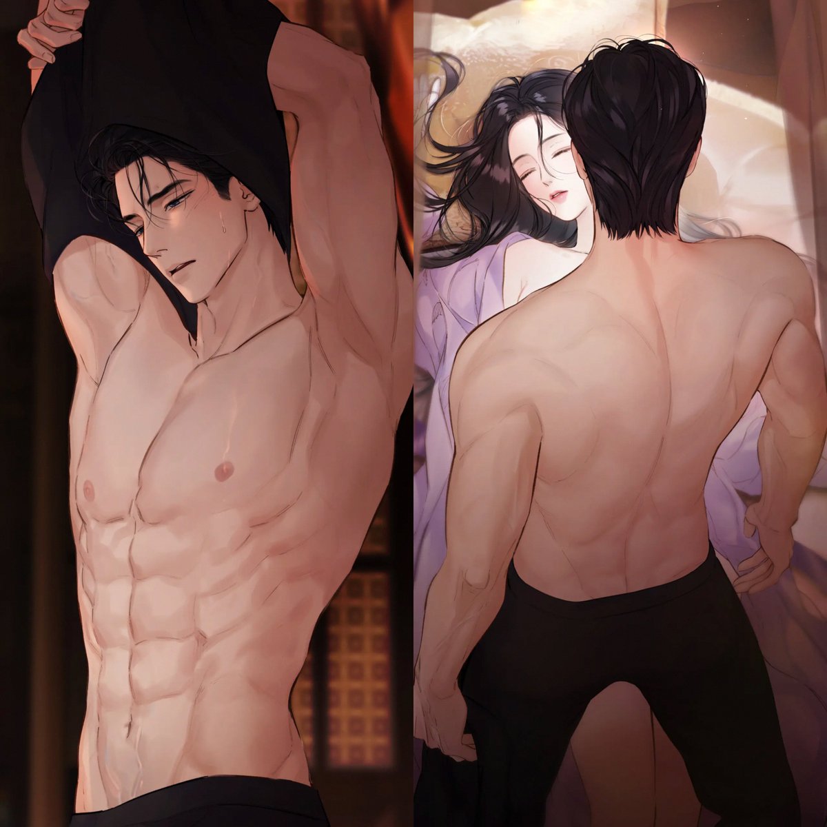 ctrl_ally's tweet photo. The calm before the... very welcome storm. 😴💕 I completely understand why he's losing his cool.

#LoveByMistske #OnlyForLove #ZhengShuyi #ShiYan #ManhuaRecommendation https://t.co/8ygP01SxN5