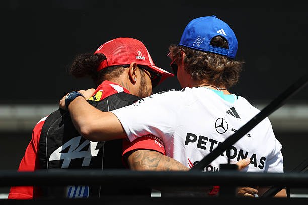 Goatnelli12's tweet photo. The penalty bros at the drivers parade https://t.co/skkEZLGFs8