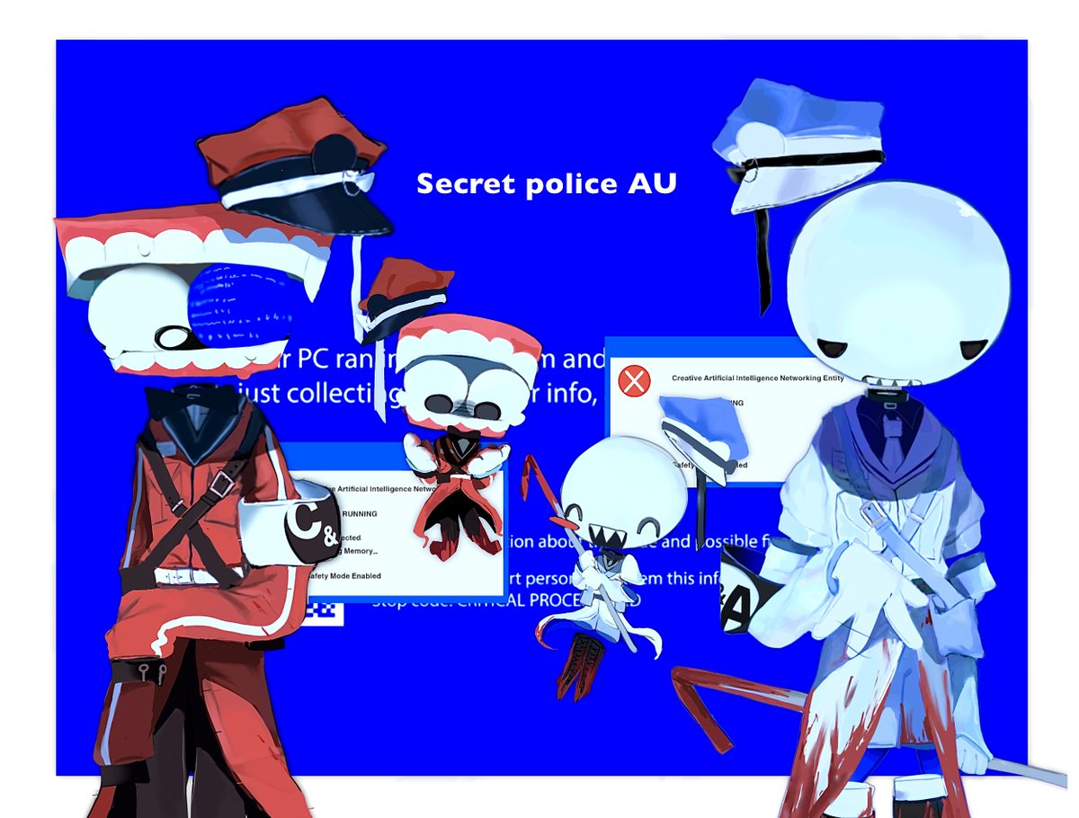 iKKJ5A9b5d62772's tweet photo. 秘密警察AU🎩🫧
#secretpoliceAU #Caine #Bubble #tadcㅤㅤ https://t.co/Ex5RKo22Y9