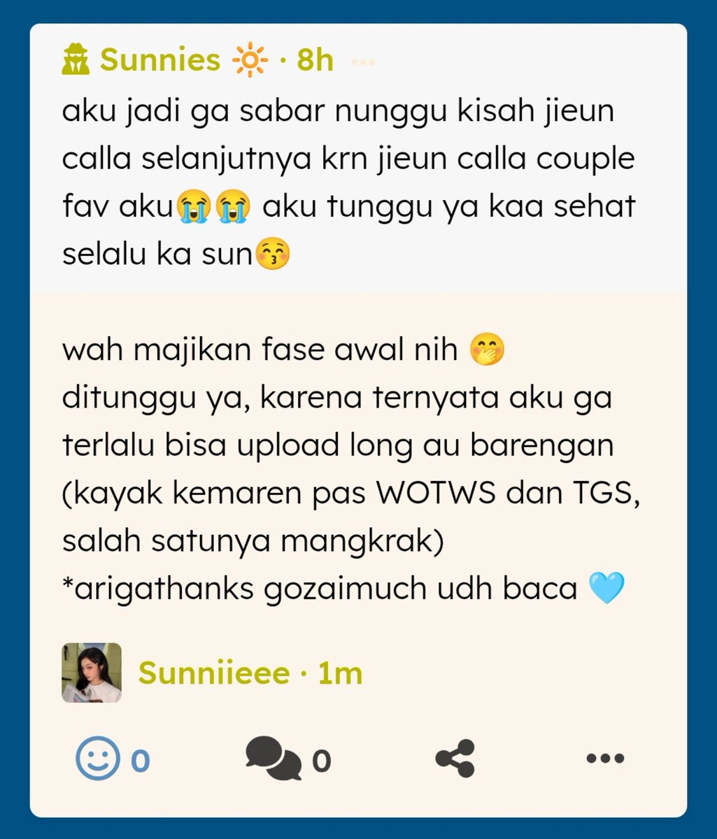 mxzsunshinee's tweet photo. mau nanya nih sama majikan pembaca, apasih kesan dari Jieun Calla sampe kalian masih menunggu kisah lanjutan dari couple itu?? 
https://t.co/i4WyGv0KYt https://t.co/1mJCEtGQMB