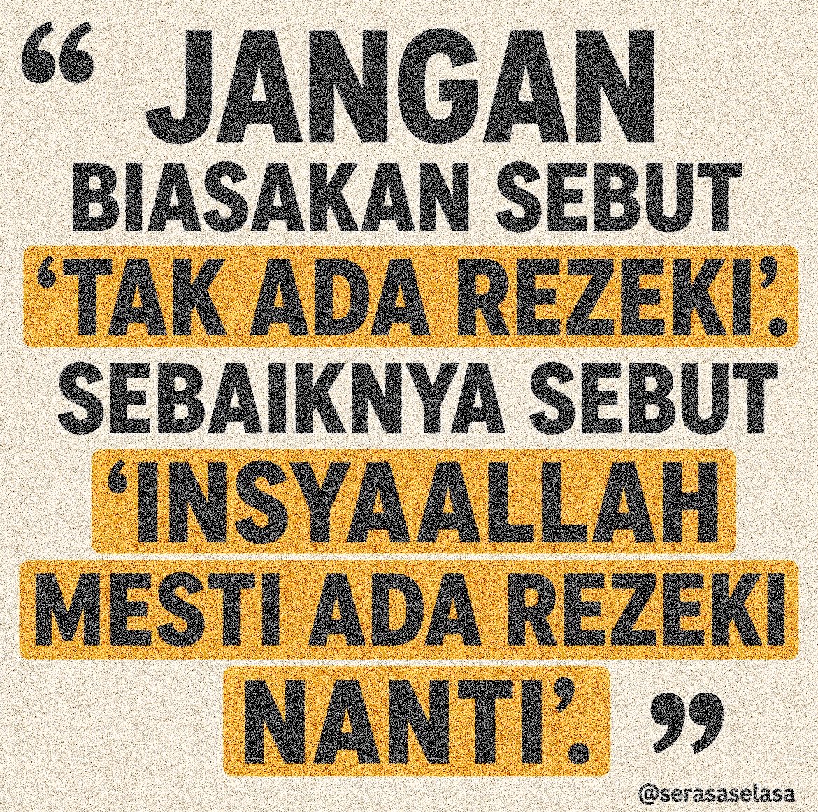 serasaselasa's tweet photo. INSYAALLAH REZEKI LANCAR✨🤍 https://t.co/Iu9kqKBj9f