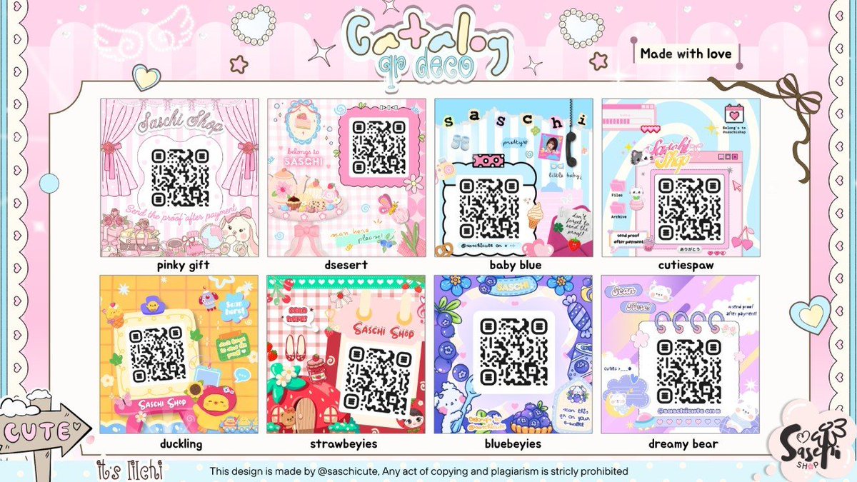saschishop_'s tweet photo. ⊹ ࣪ help repost, please ? timaacii banyak 💖໒꒱

𐂯 ⁺ hEmllO .. ada free qr deco dari kak caca < @creamyyl4tte > buat 1 orang pemenang, bisa bebas pilih dari all catalogku yaw > __ <🍦ᰍ yuk ikutan❕️cek kolom reply buat rulesnya 🐰🎀

⏰️ :: now - besok jam 19.00

#bealanja https://t.co/yaNQlL6Nvx