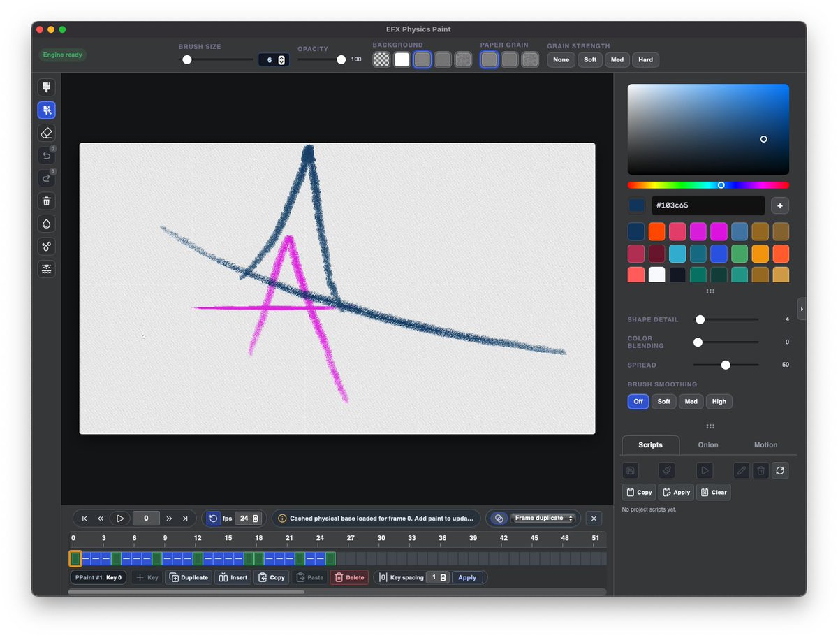 electroheadfx's tweet photo. My efx-motion editor arrive soon with new physical paint module, a nice update coming, finishing with Kimi K3 + Claude code + @opengsd core ! https://t.co/zSSjn9wyrN